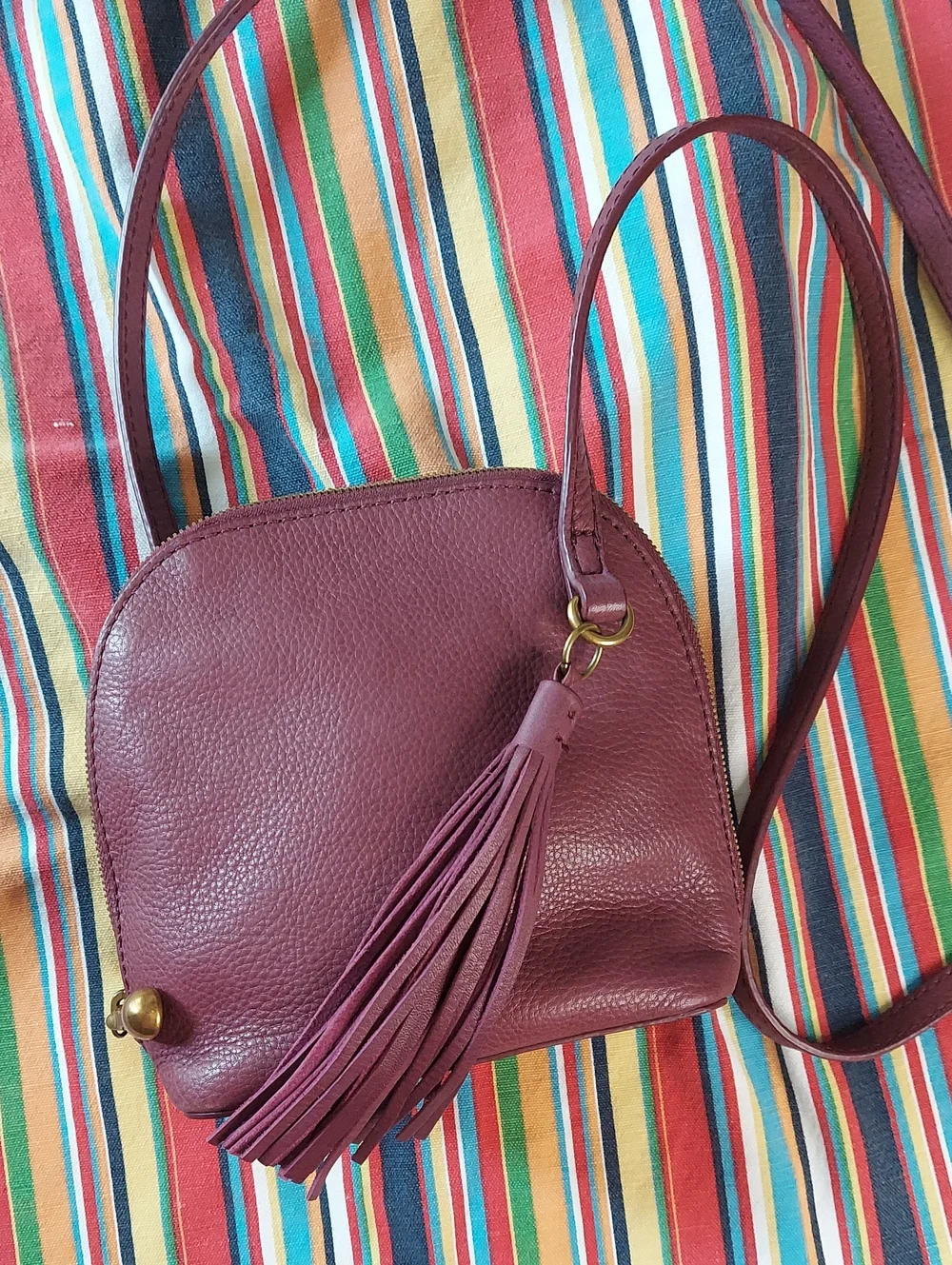 Gorgeous HOBO Leather Crossbody - Purple